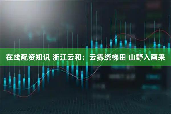 在线配资知识 浙江云和：云雾绕梯田 山野入画来